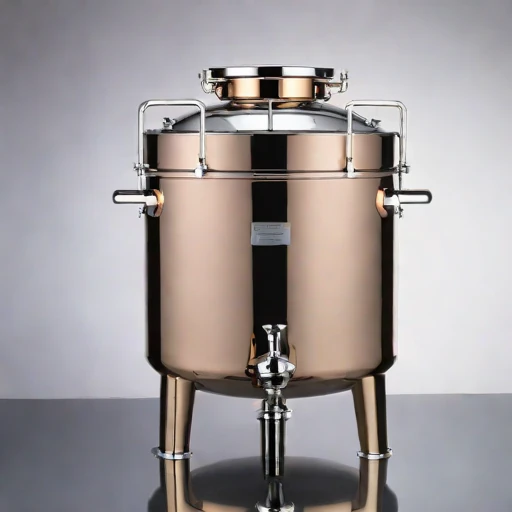 A tephra-tempered fermentation crock, photographed against a plain background