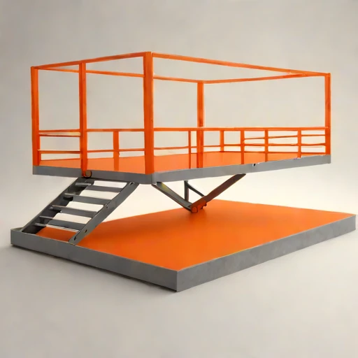 A ventifact-field viewing terrace, photographed against a plain background
