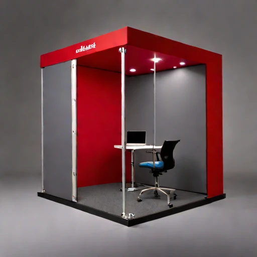 A vertisol-lined monitoring room, photographed against a plain background