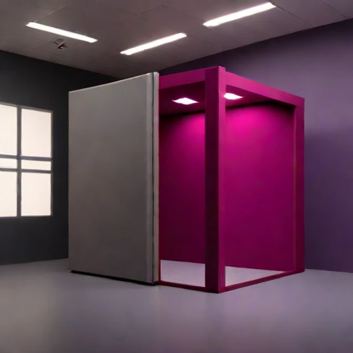 A vertisol-lined monitoring room, photographed against a plain background