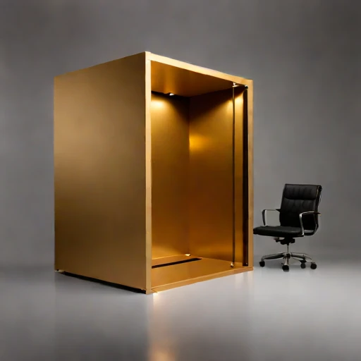 A vertisol-lined monitoring room, photographed against a plain background