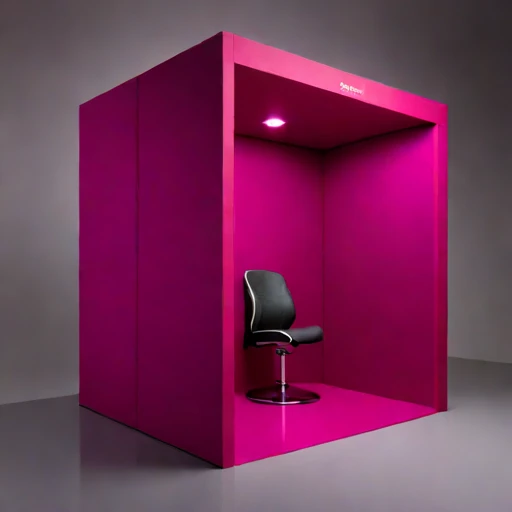 A vertisol-lined monitoring room, photographed against a plain background