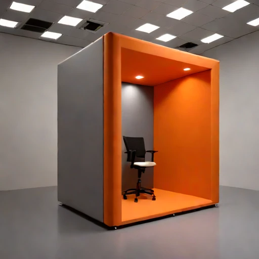 A vertisol-lined monitoring room, photographed against a plain background