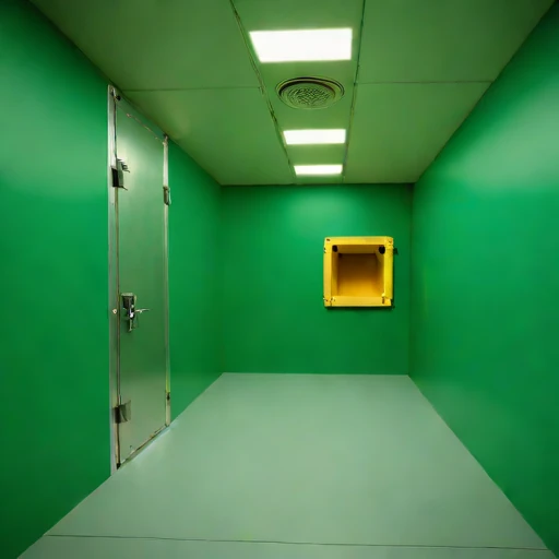 A ventilation-raise quiet booth, photographed against a plain background