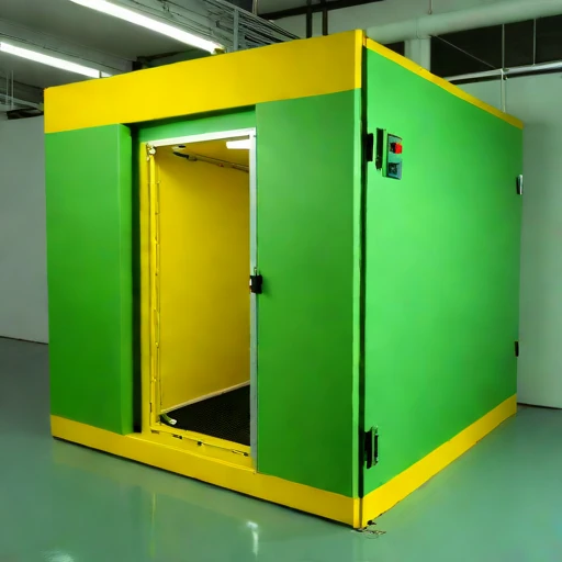 A vacuum-sublimation curing chamber, photographed against a plain background