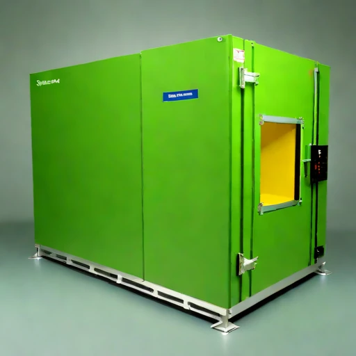 A vacuum-sublimation curing chamber, photographed against a plain background
