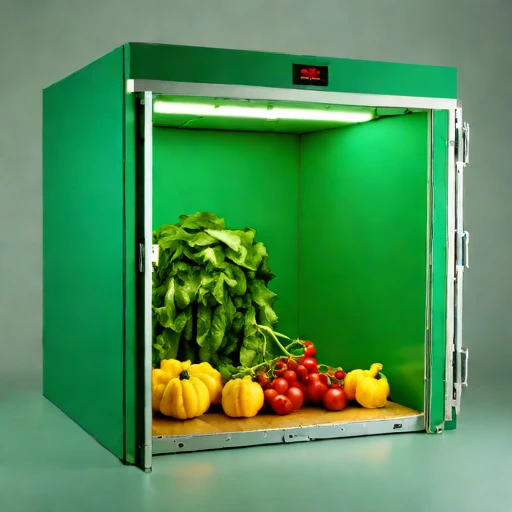 A verglas-shielded produce chamber, photographed against a plain background