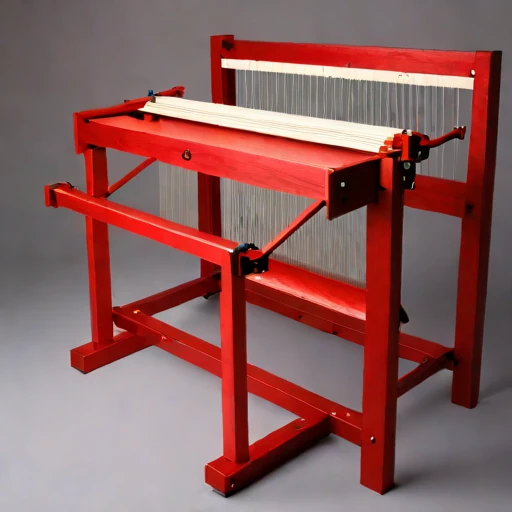 A work-hardened drawing bench, photographed against a plain background
