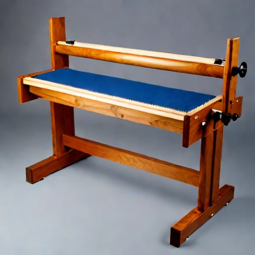 A work-hardened drawing bench, photographed against a plain background