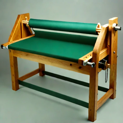 A work-hardened drawing bench, photographed against a plain background