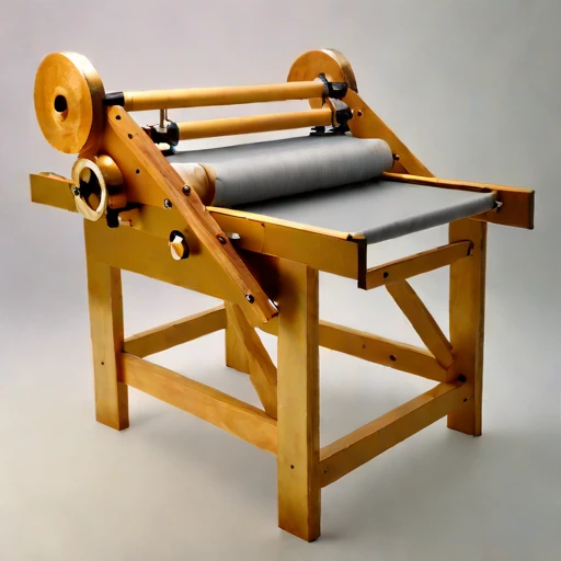 A work-hardened drawing bench, photographed against a plain background