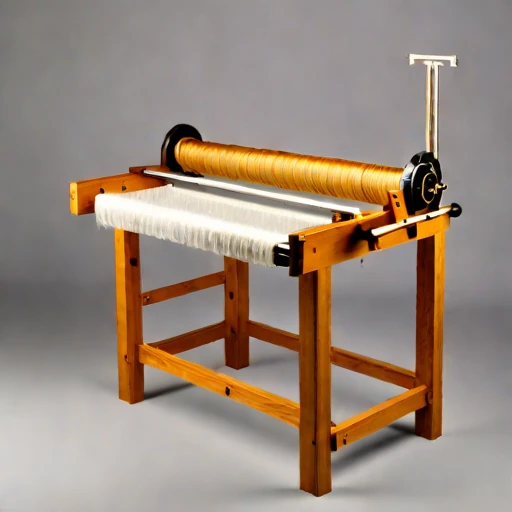A work-hardened drawing bench, photographed against a plain background