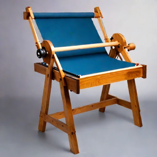 A work-hardened drawing bench, photographed against a plain background