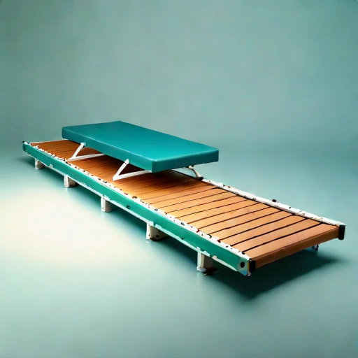 A wave-setup moored raft, photographed against a plain background