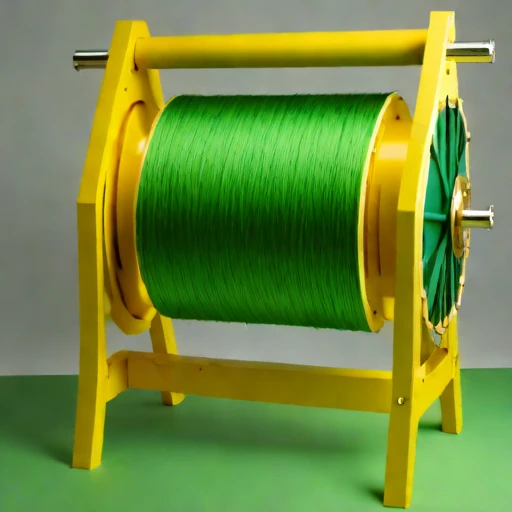 A yardang-abrasion finishing drum, photographed against a plain background