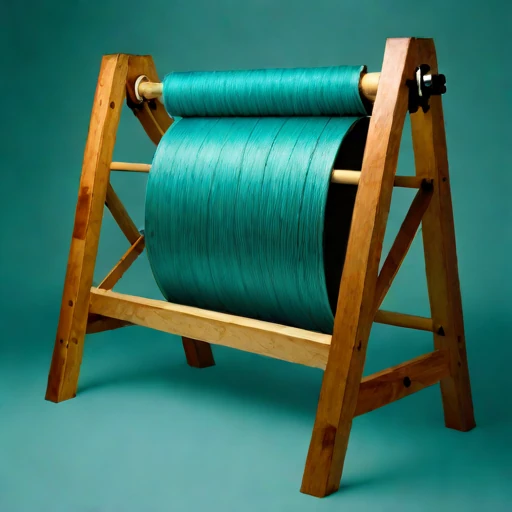 A yardang-abrasion finishing drum, photographed against a plain background