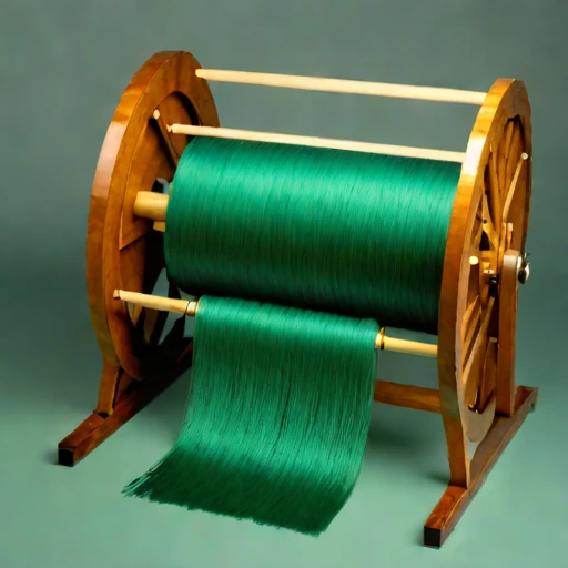 A yardang-abrasion finishing drum, photographed against a plain background