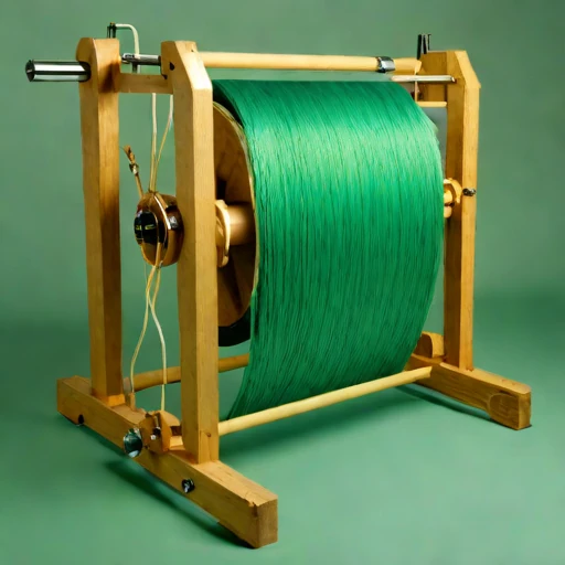 A yardang-abrasion finishing drum, photographed against a plain background