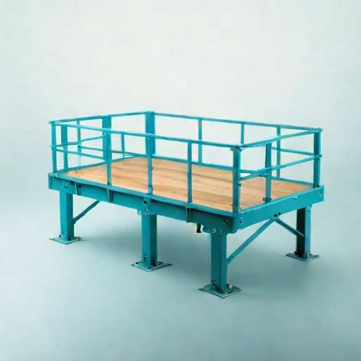 A yedoma-bluff survey deck, photographed against a plain background