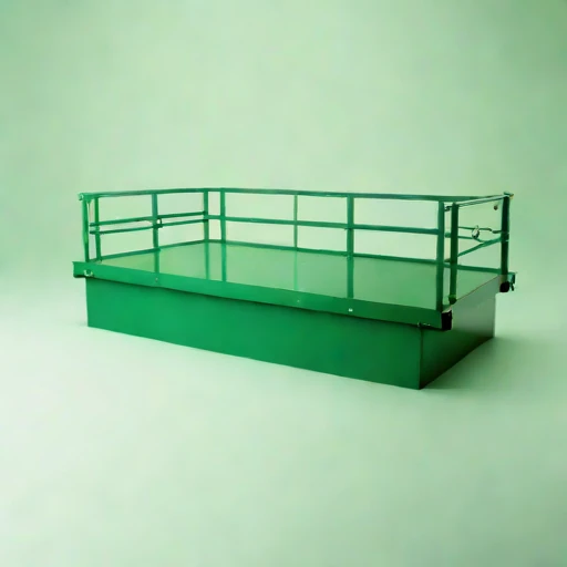 A yedoma-bluff survey deck, photographed against a plain background