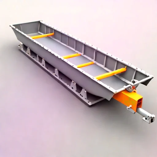 An anchor-ice launch cradle, photographed against a plain background