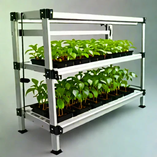An active-layer thaw-bed planter, photographed against a plain background