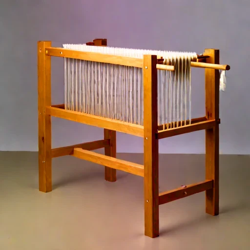 A brine-curing hide stretcher, photographed against a plain background