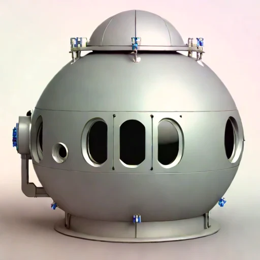A bathyal-depth imaging hide, photographed against a plain background