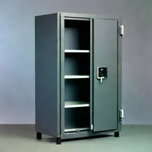 A basalt-mass seed archive, photographed against a plain background