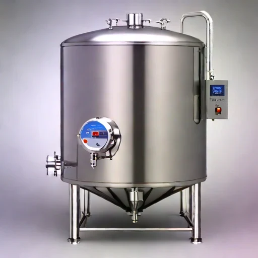 A barophilic pressure vat, photographed against a plain background