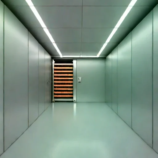 A eutectic-buffered dairy cellar, photographed against a plain background
