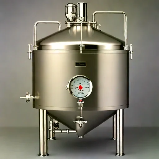 An evaporite-mineral brining tun, photographed against a plain background