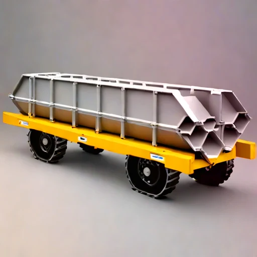 An esker-ridge cargo yoke, photographed against a plain background