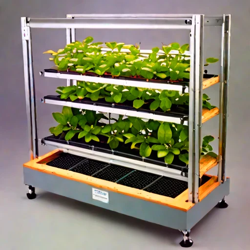 A fumarole-jacketed cold frame, photographed against a plain background