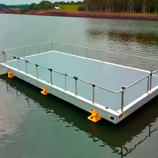 A grease-ice service float, photographed against a plain background