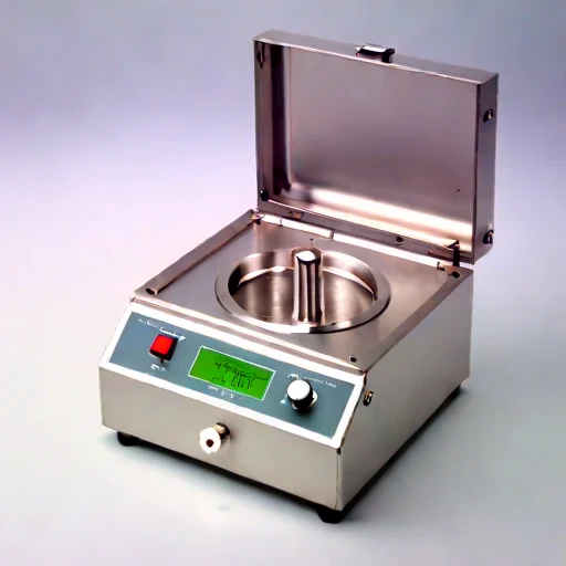 A graded tephra collector, photographed against a plain background