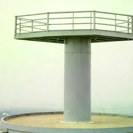 A haboob-rated observation mast, photographed against a plain background
