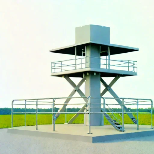A lapse-rate sounding tower, photographed against a plain background