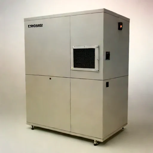 A maar-plume particle trap, photographed against a plain background