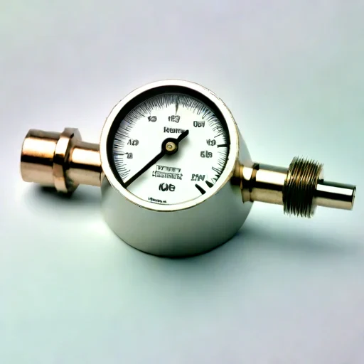 A permafrost-bore creep gauge, photographed against a plain background