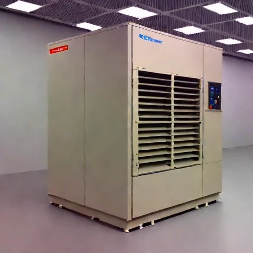 A radiation-fog intake hood, photographed against a plain background