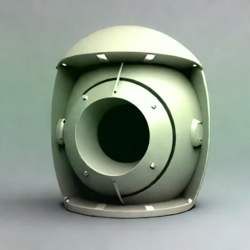 A redoxcline observation post, photographed against a plain background