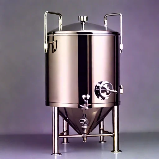 A speleothem-drip aging fermenter, photographed against a plain background