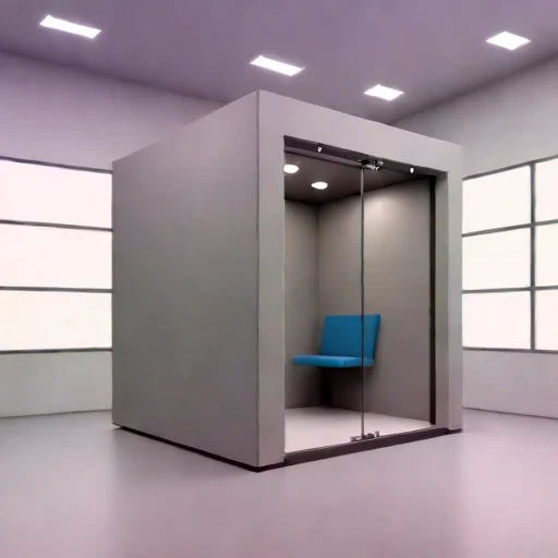 A salt-dome acoustic vault, photographed against a plain background