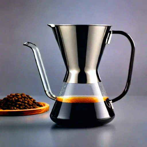 A thermocline steeping flask, photographed against a plain background