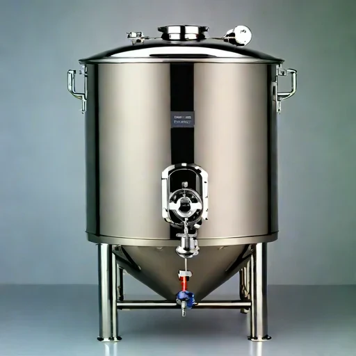 A tephra-tempered fermentation crock, photographed against a plain background