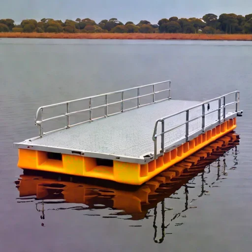 A windrow-drift survey float, photographed against a plain background
