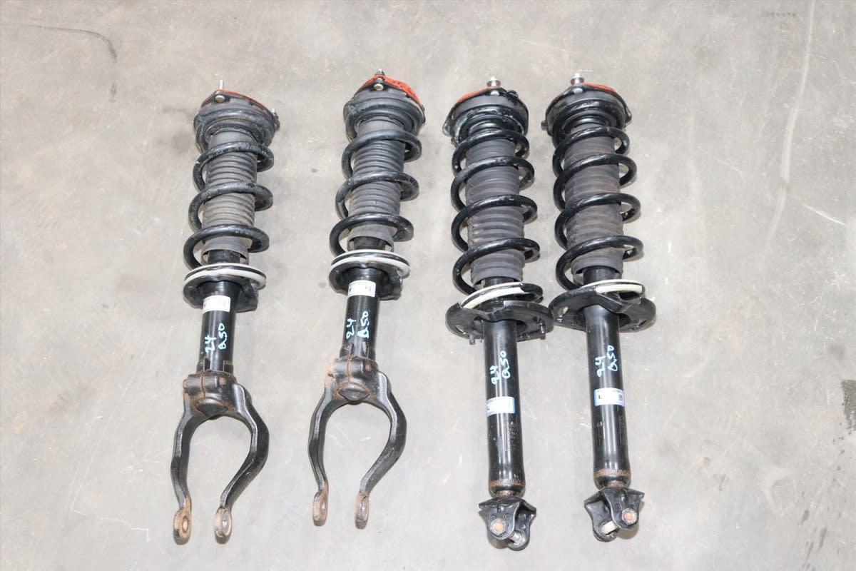 INFINITI Q50 AWD 3.0L Turbo OEM Shock Struts Absorbers set 17k Miles