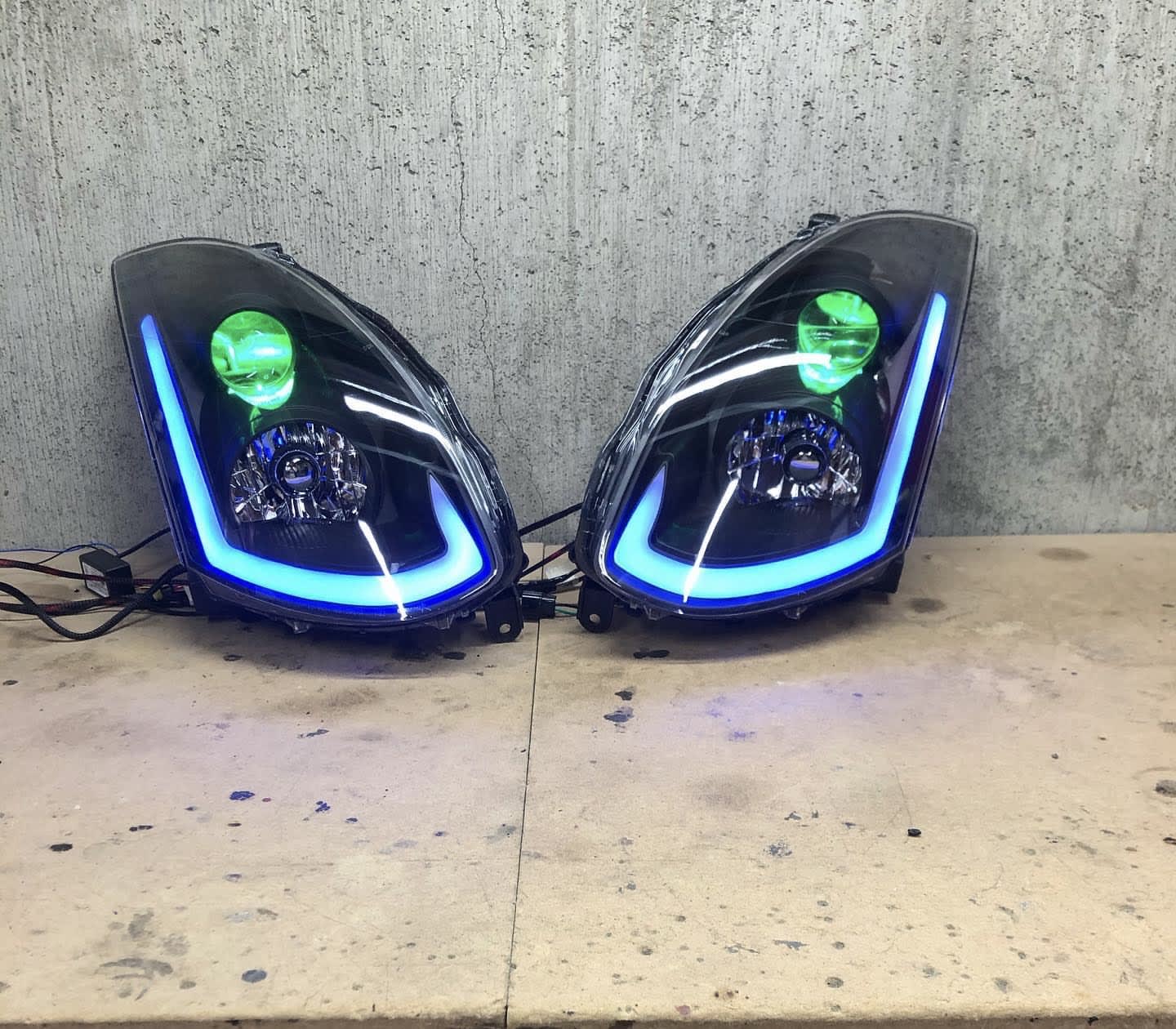 G35 Coupe Flow Series RGB Headlights