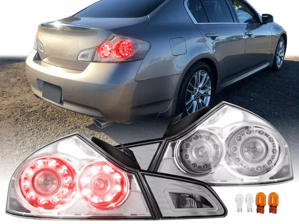 G35/G37 Sedan Premium Clear Taillights